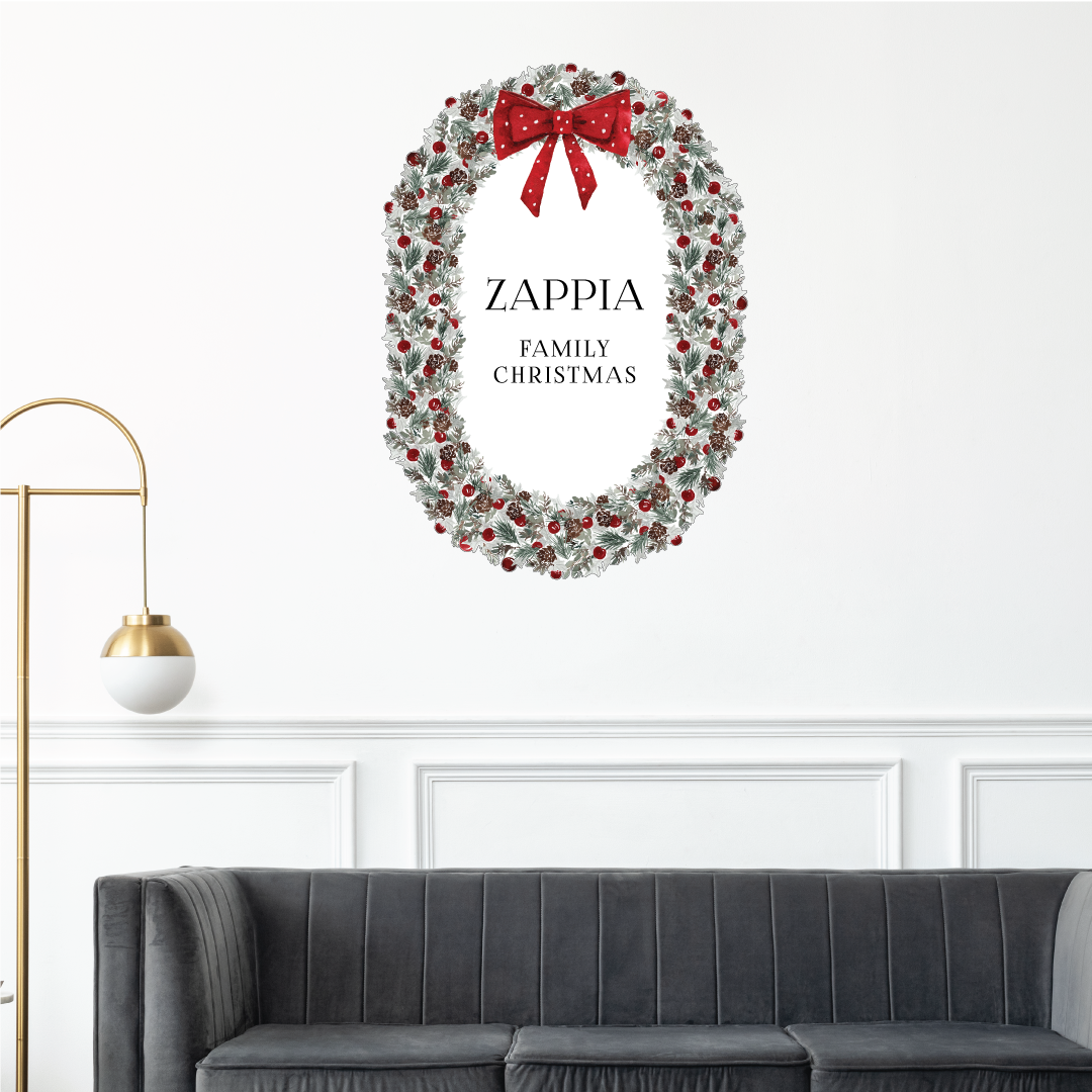 Wreath Wall Decal