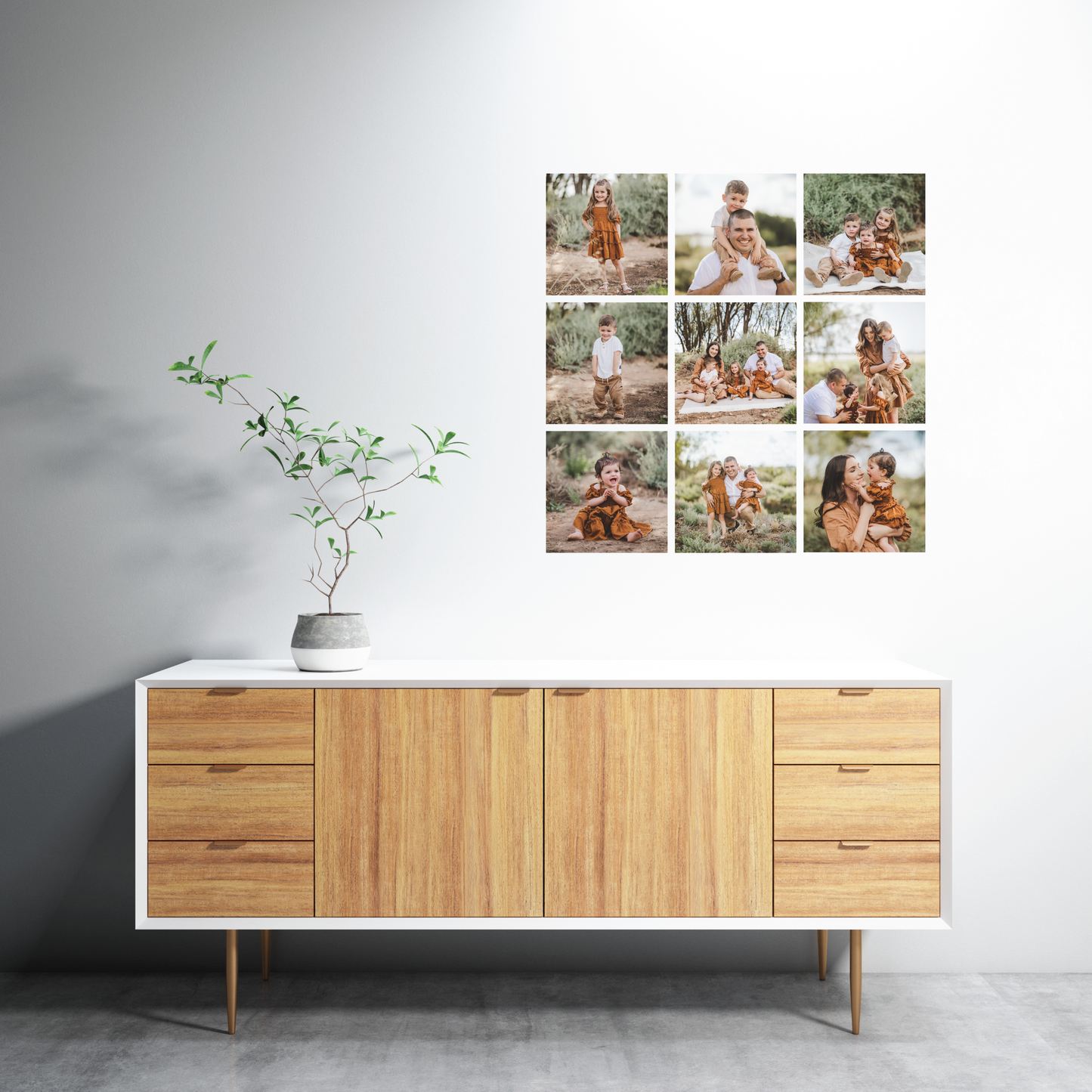 Set of 9 Square Photos(15cm)