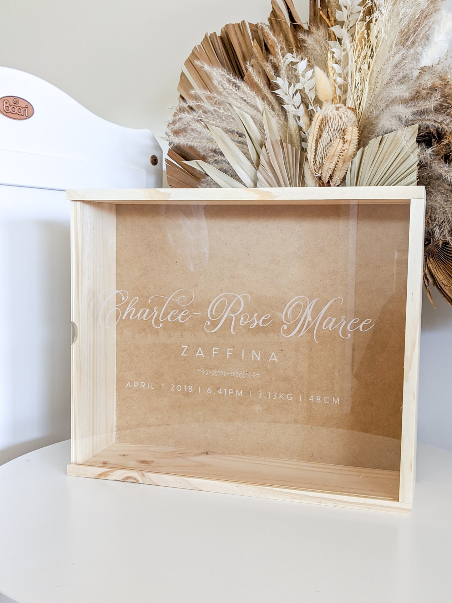 Custom Wooden Christening Package