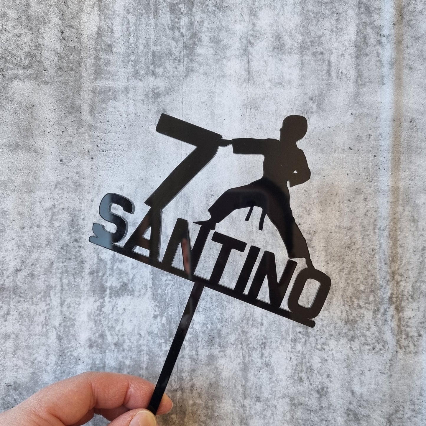 Karate Cake Topper