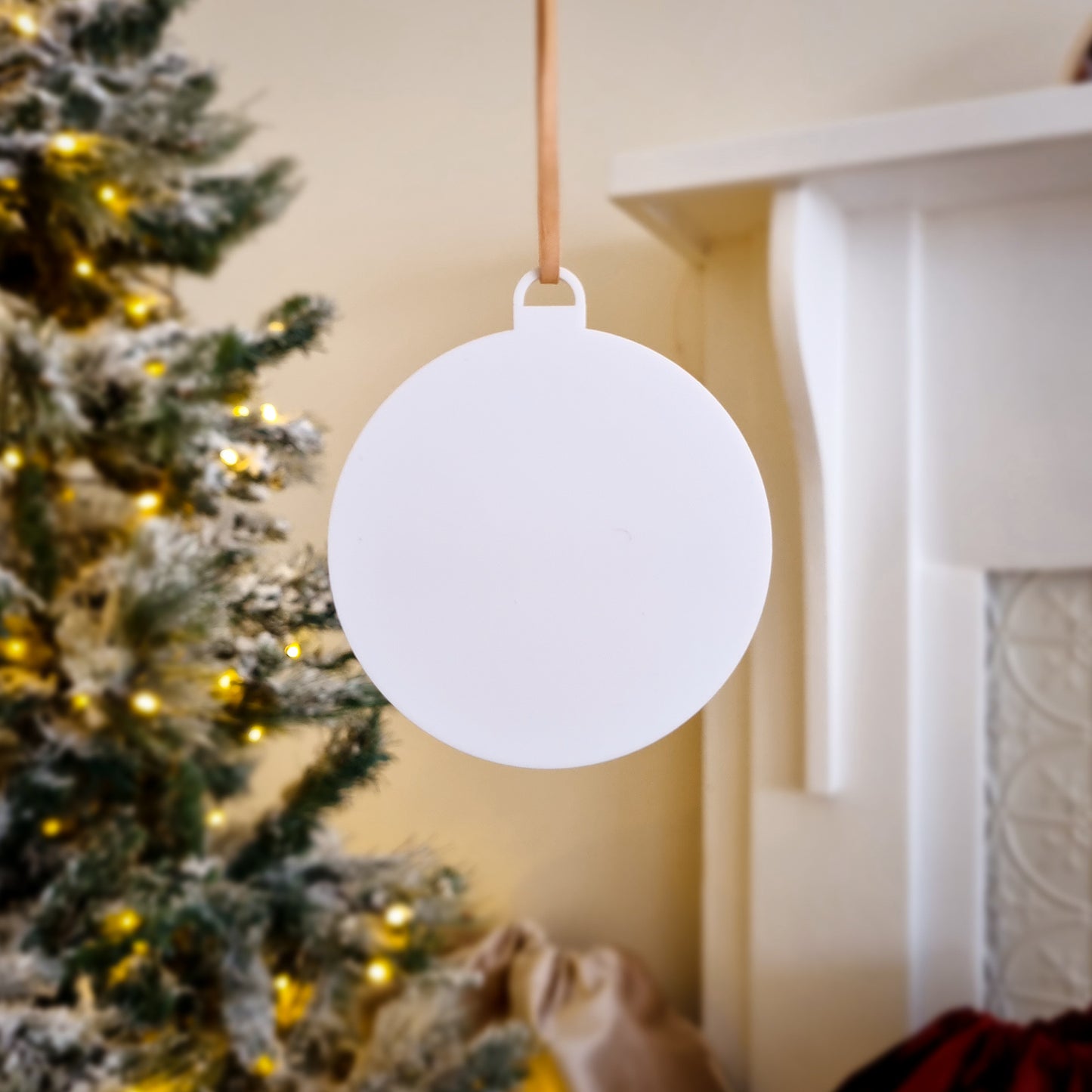 2D Personalised Christmas Bauble