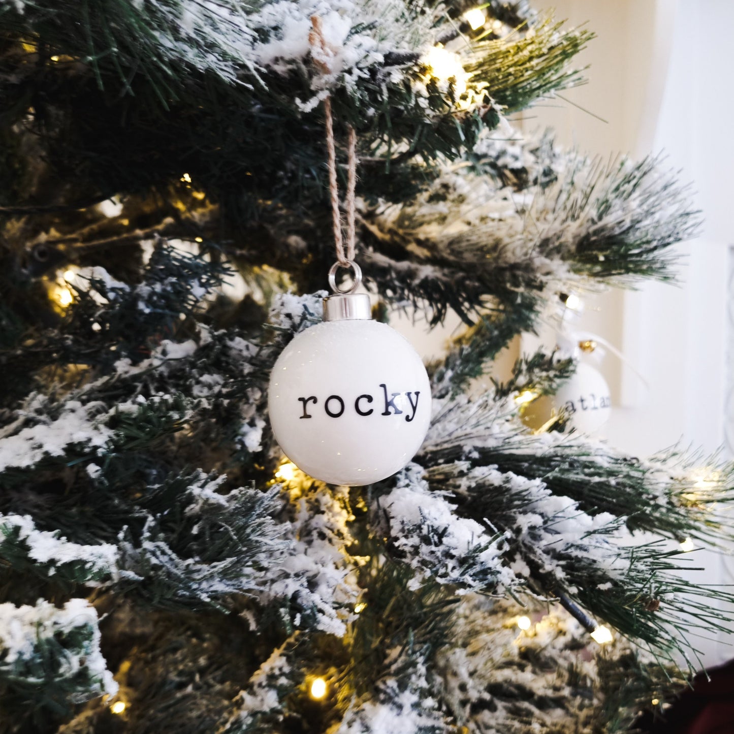 Personalised Ceramic Baubles