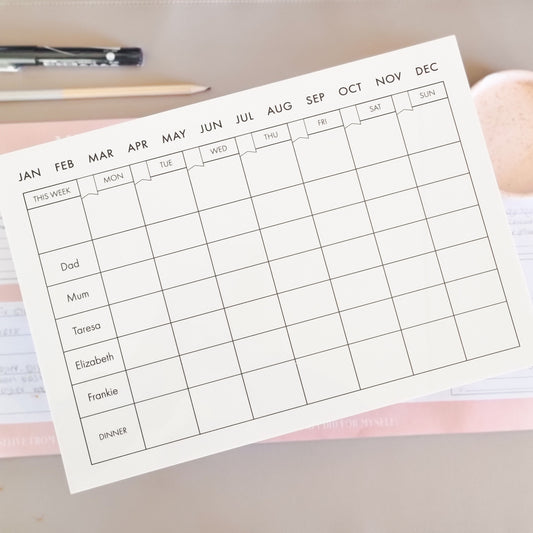 Weekly Family Calendar