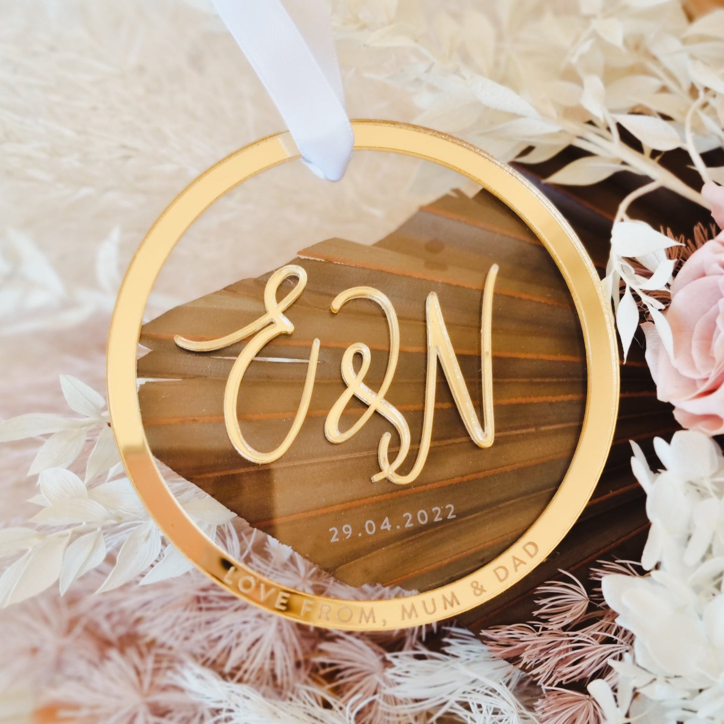 Personalised Circle Wedding Charm