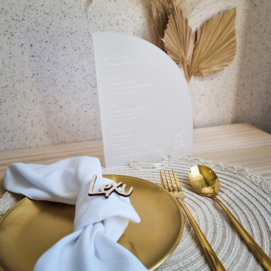 Semi Arch Sign with Stand