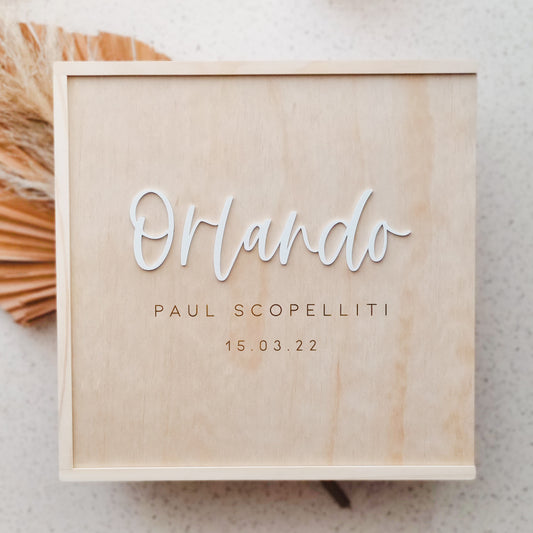 Large Wooden Box - Custom Design