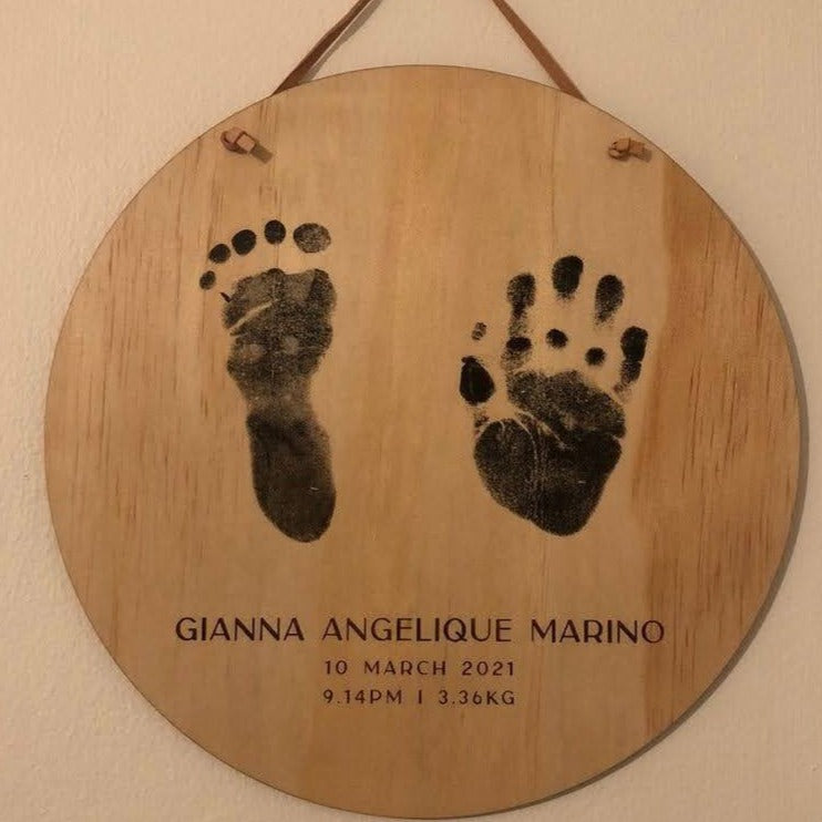 Inkless Handprint Plaque