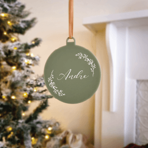 2D Personalised Christmas Bauble