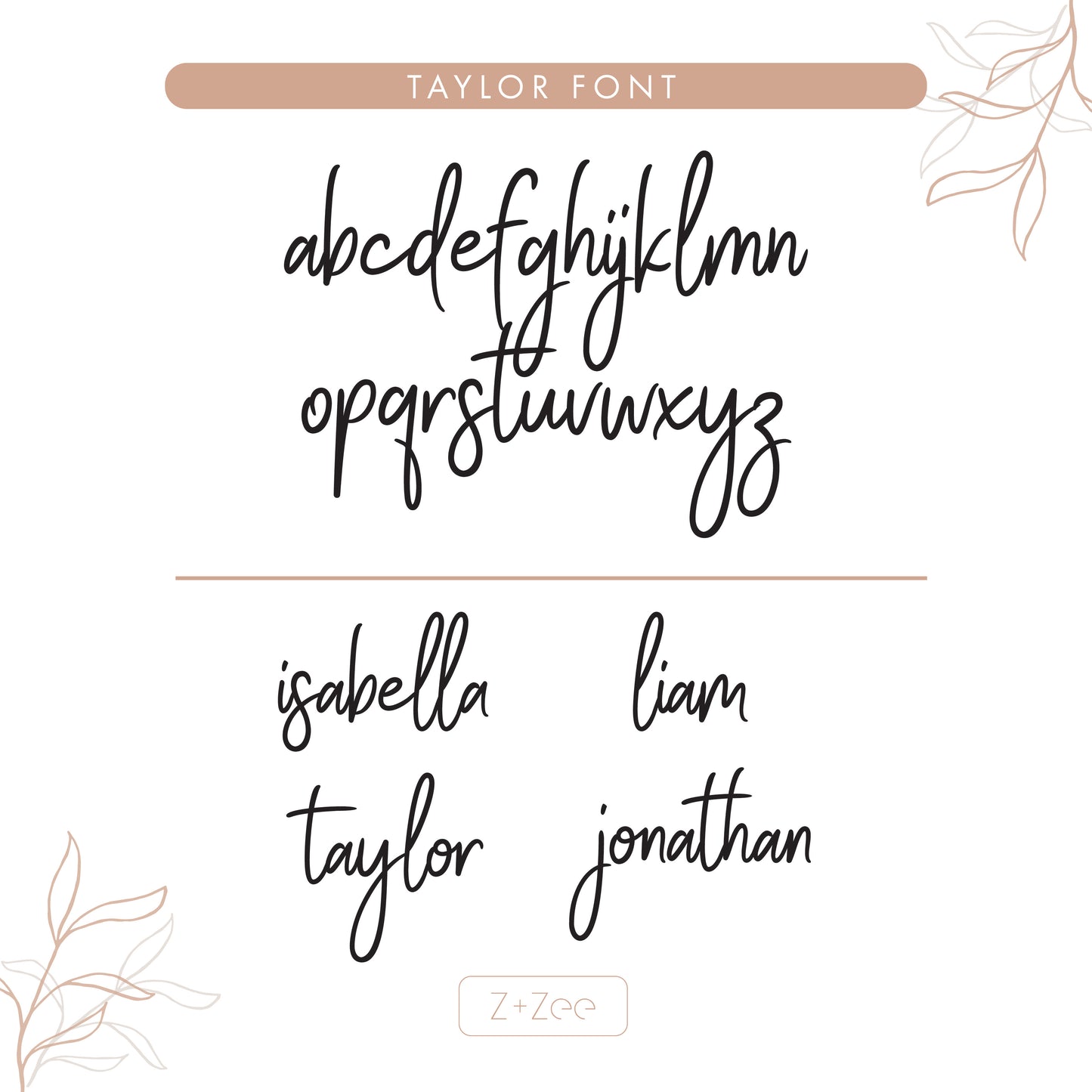 Name Cut Out - Multiple Fonts