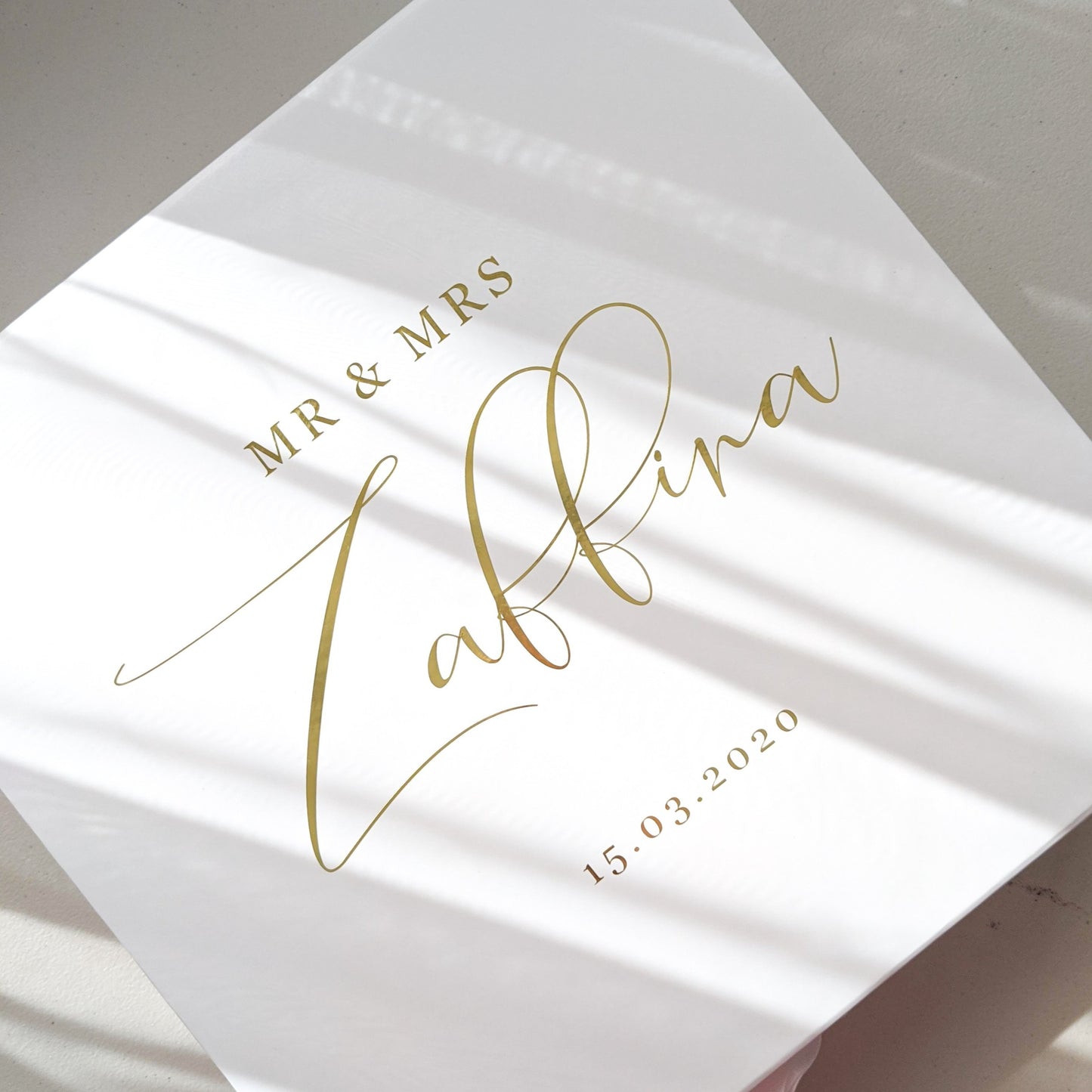 Keepsake Box - Mr & Mrs Design