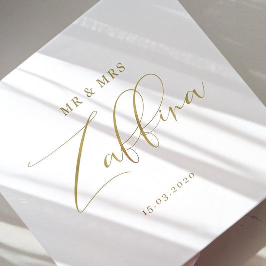 Keepsake Box - Mr & Mrs Design