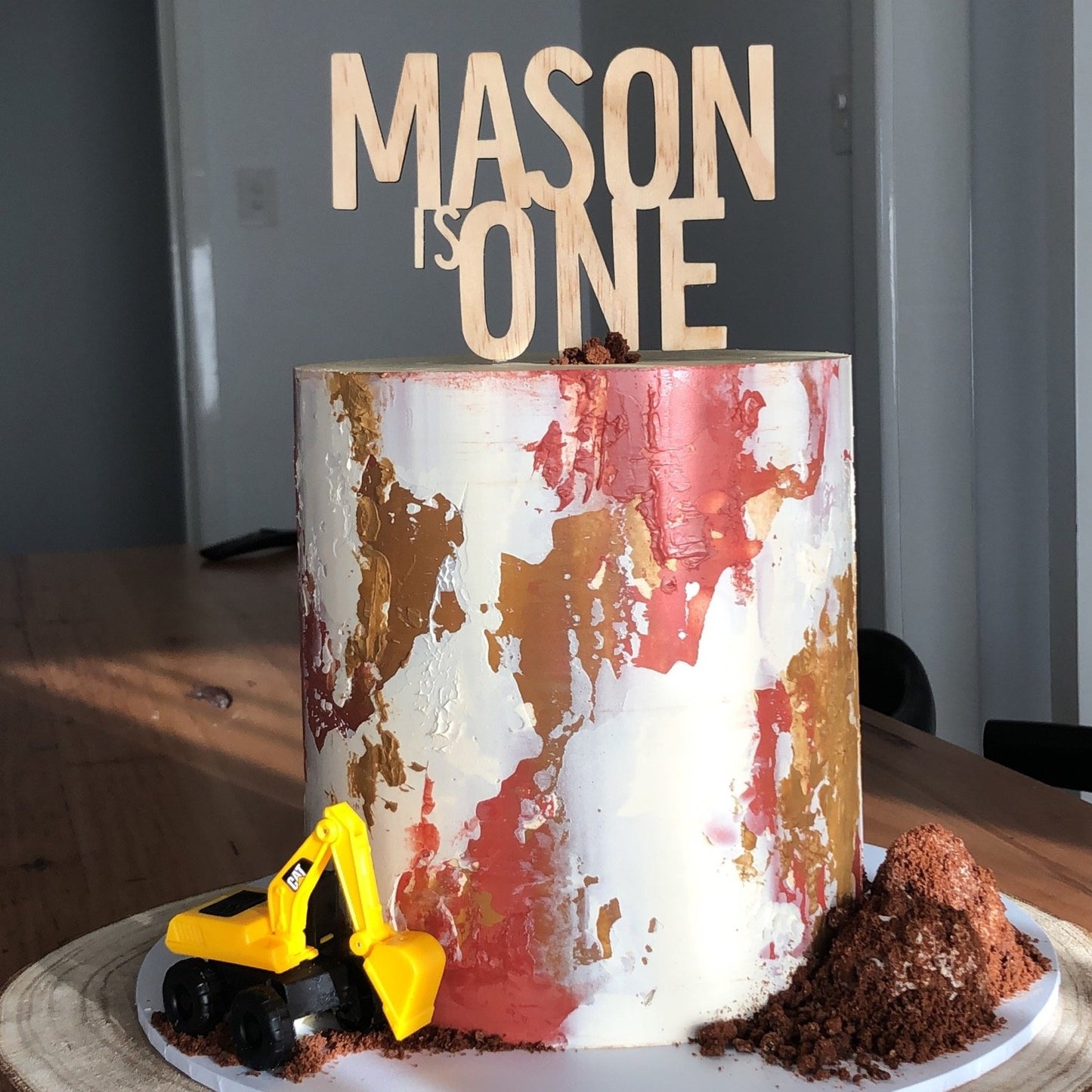 Custom Name is One Cake Topper