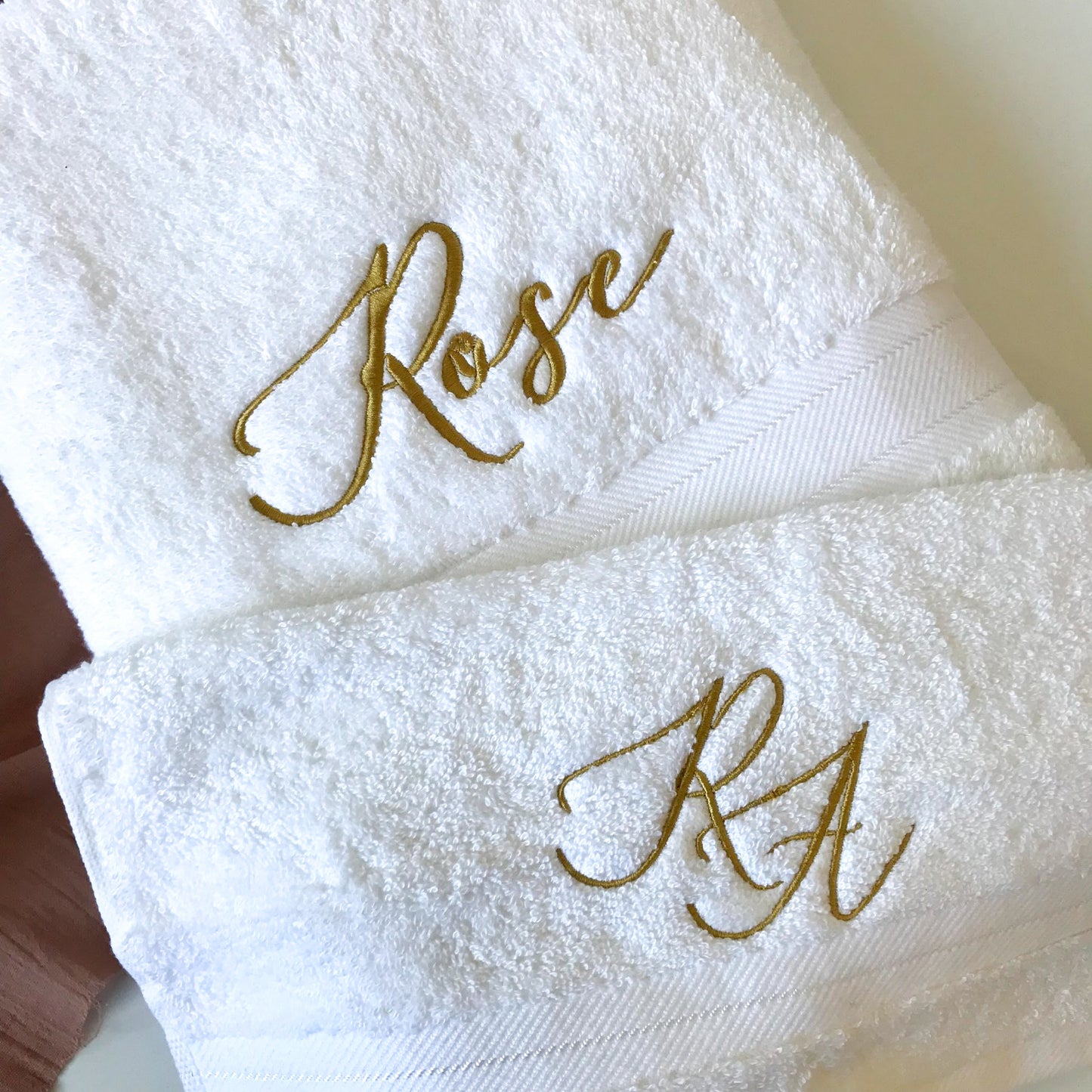 Embroidered facewasher