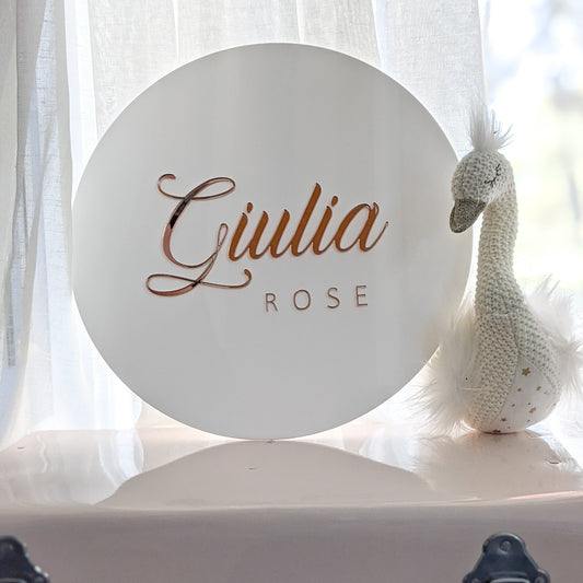 Name Plaque - Custom Design