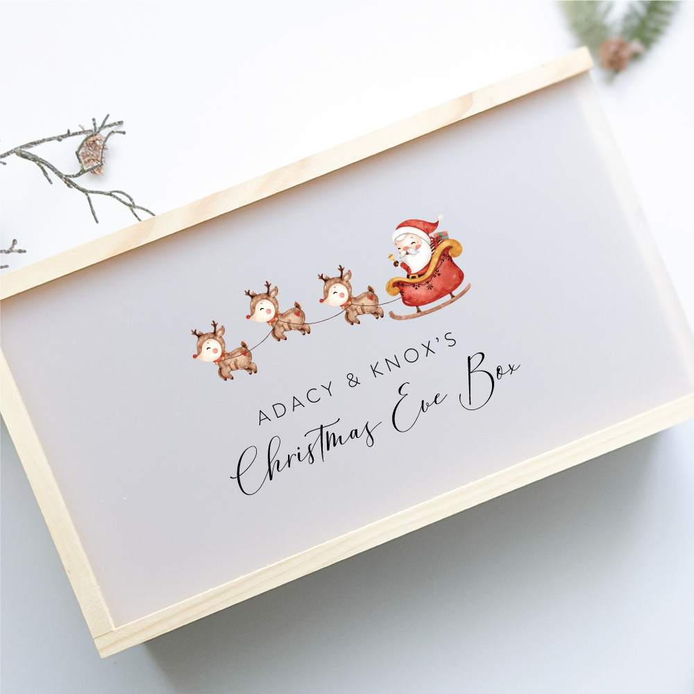 Wooden Christmas Eve Box