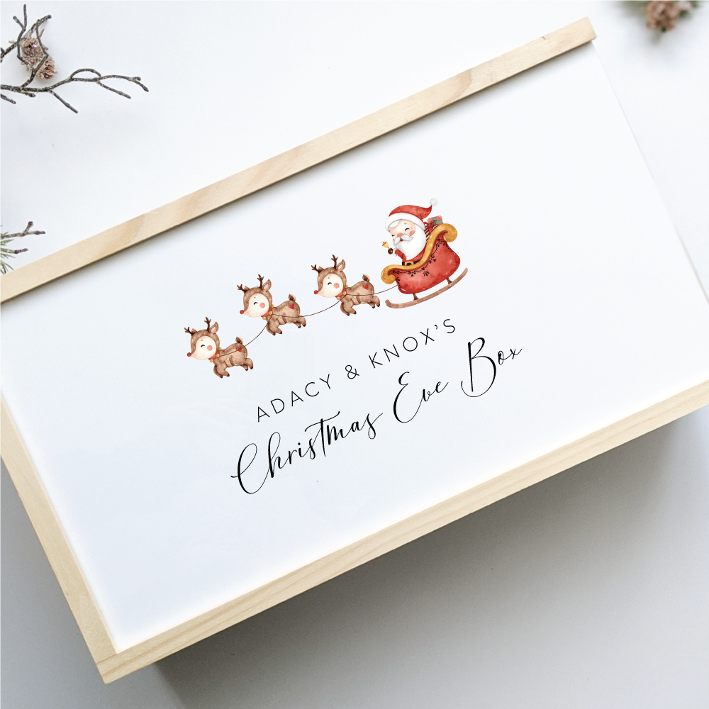 Wooden Christmas Eve Box