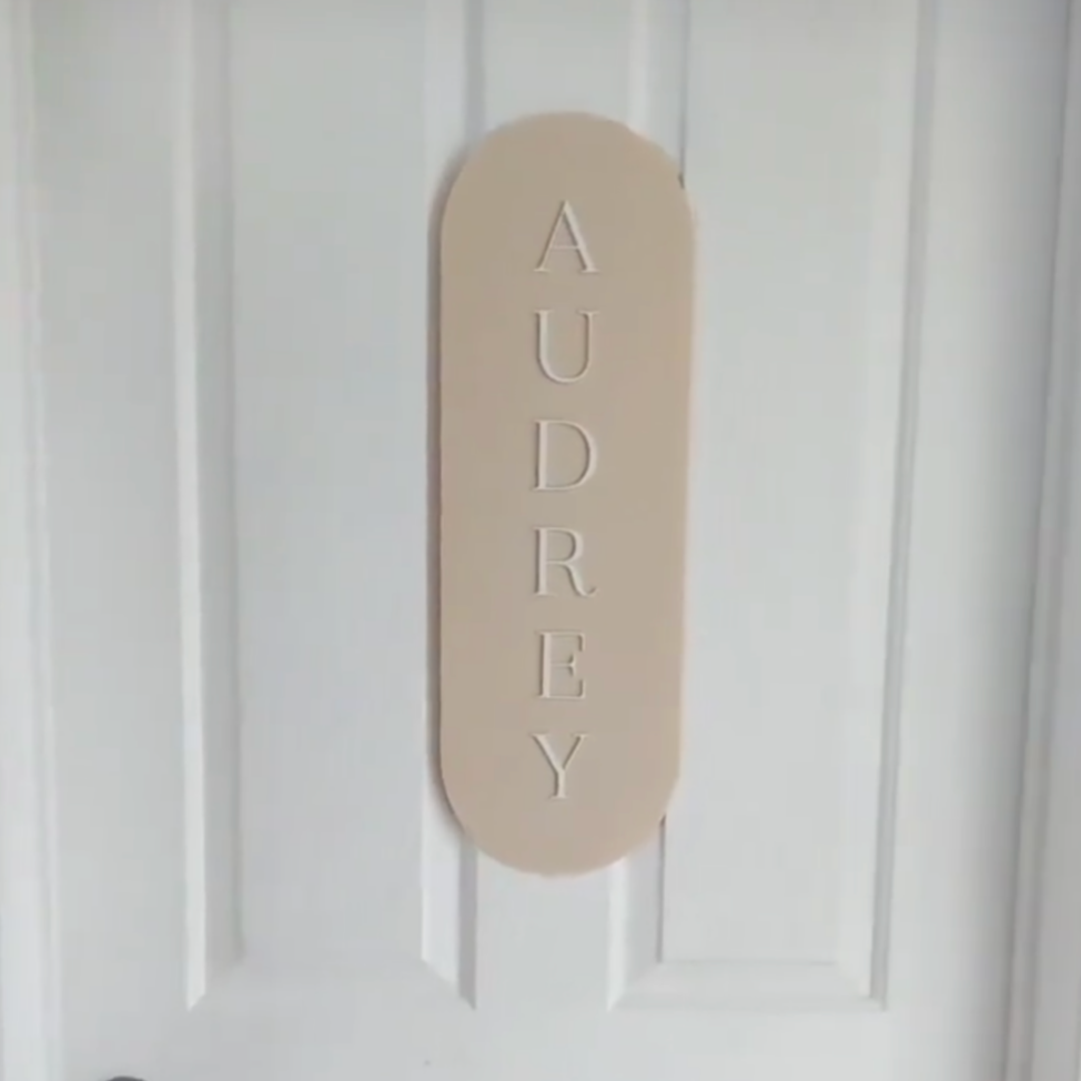 Name plaque - Design 7