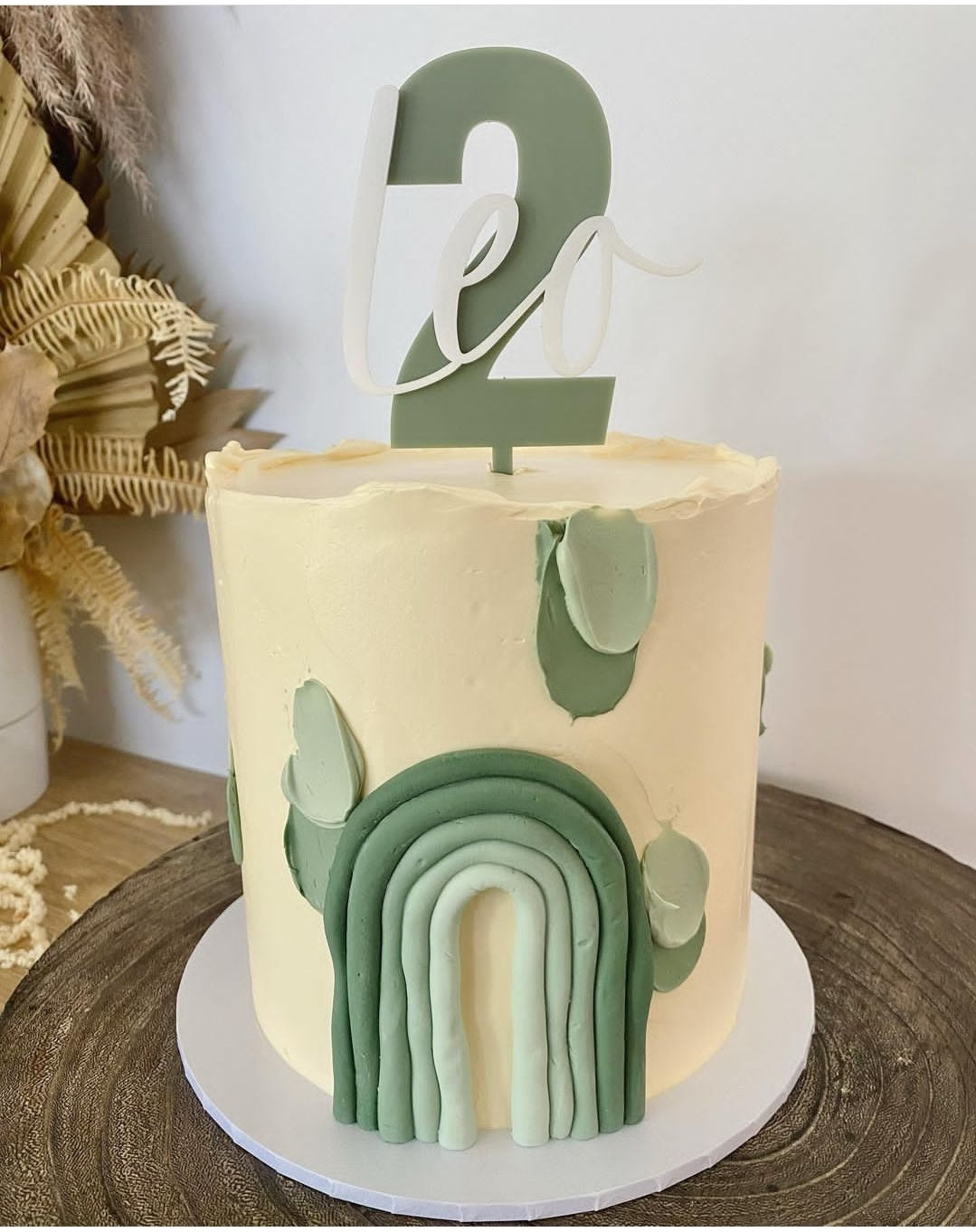 Name & Number  Cake Topper