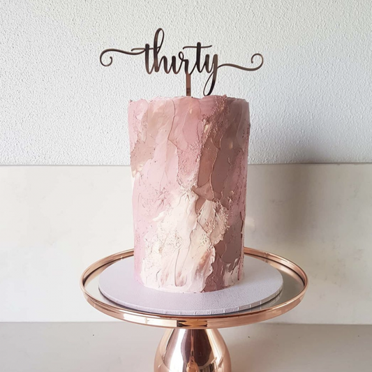 Thirty Cake Topper