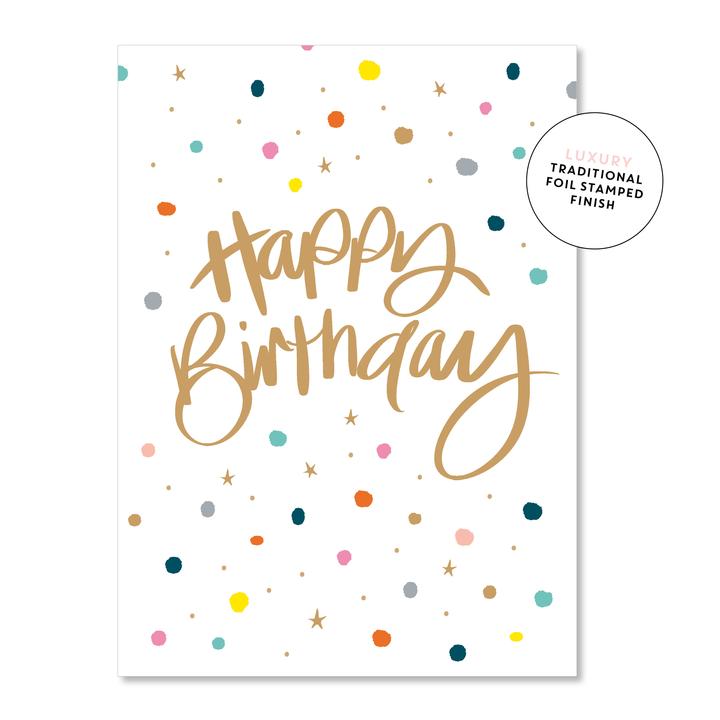 Confetti Birthday Card