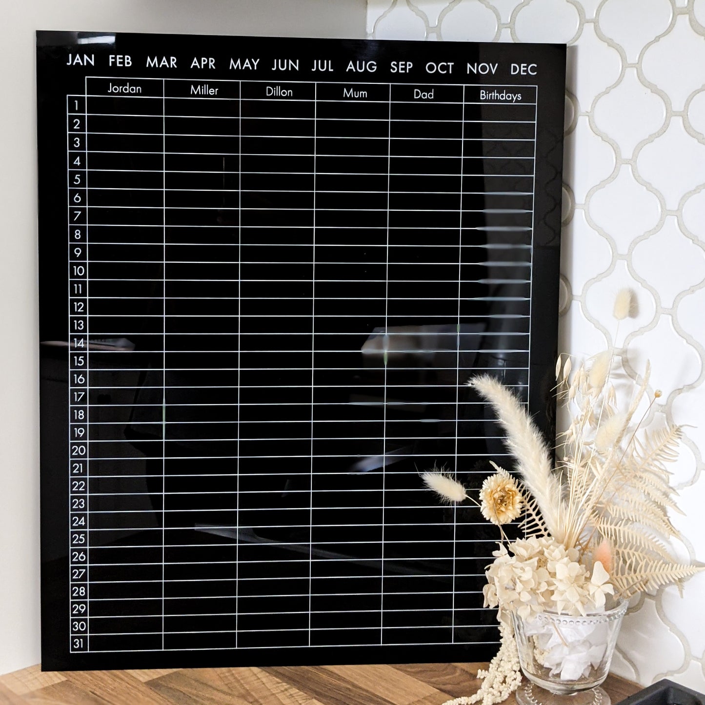 Monthly Family Calendar