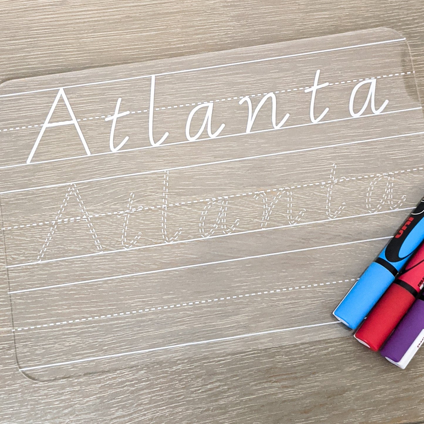 Name Trace and Wipe Board