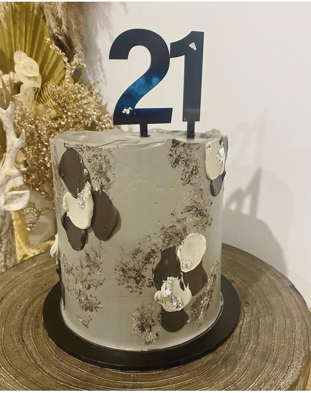 San Serif Single Digit Cake Topper