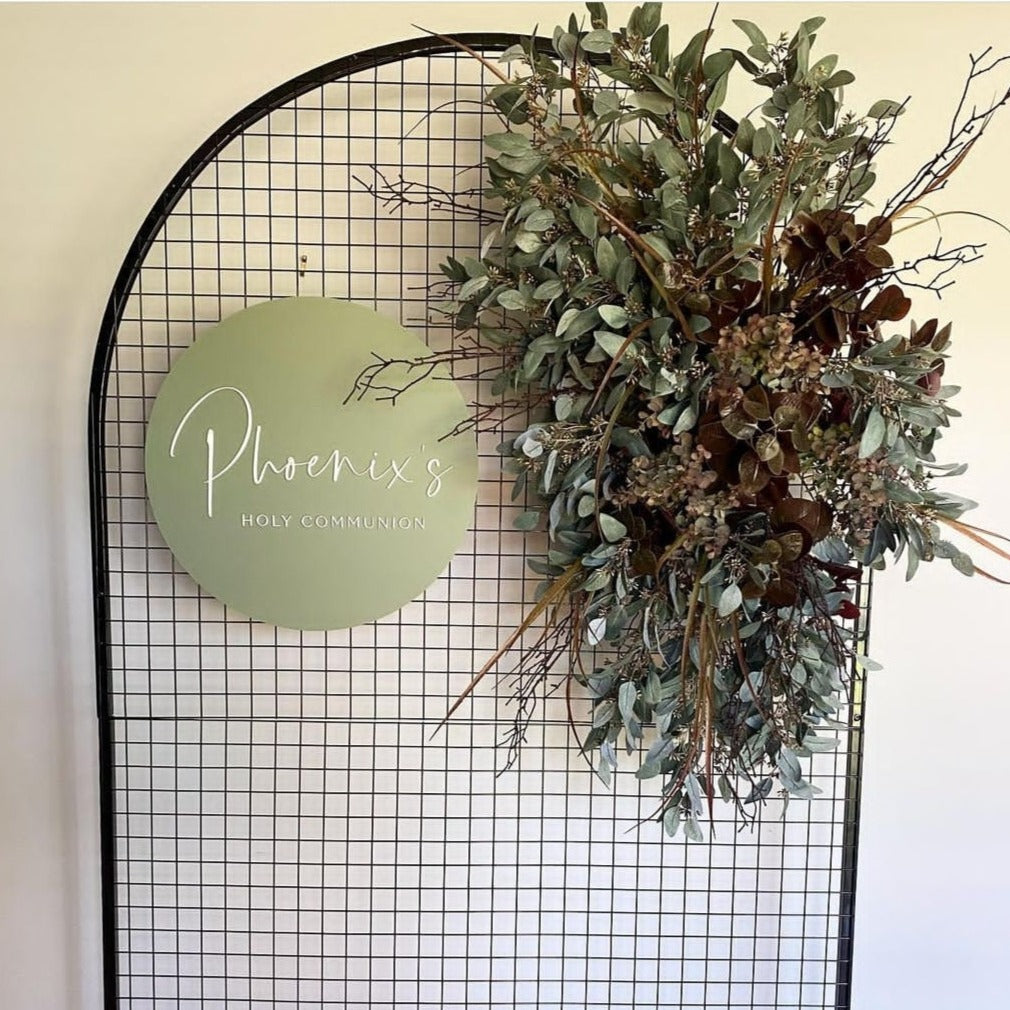 3D Round Sign - Design 2