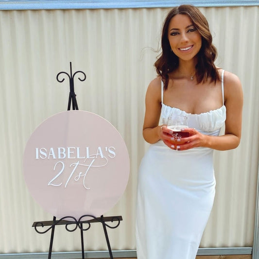 3D Round Sign - Design 1