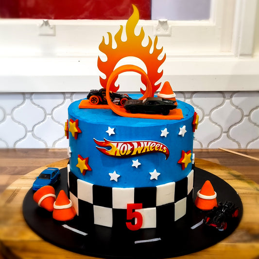 Hot Wheels Cake Topper Set