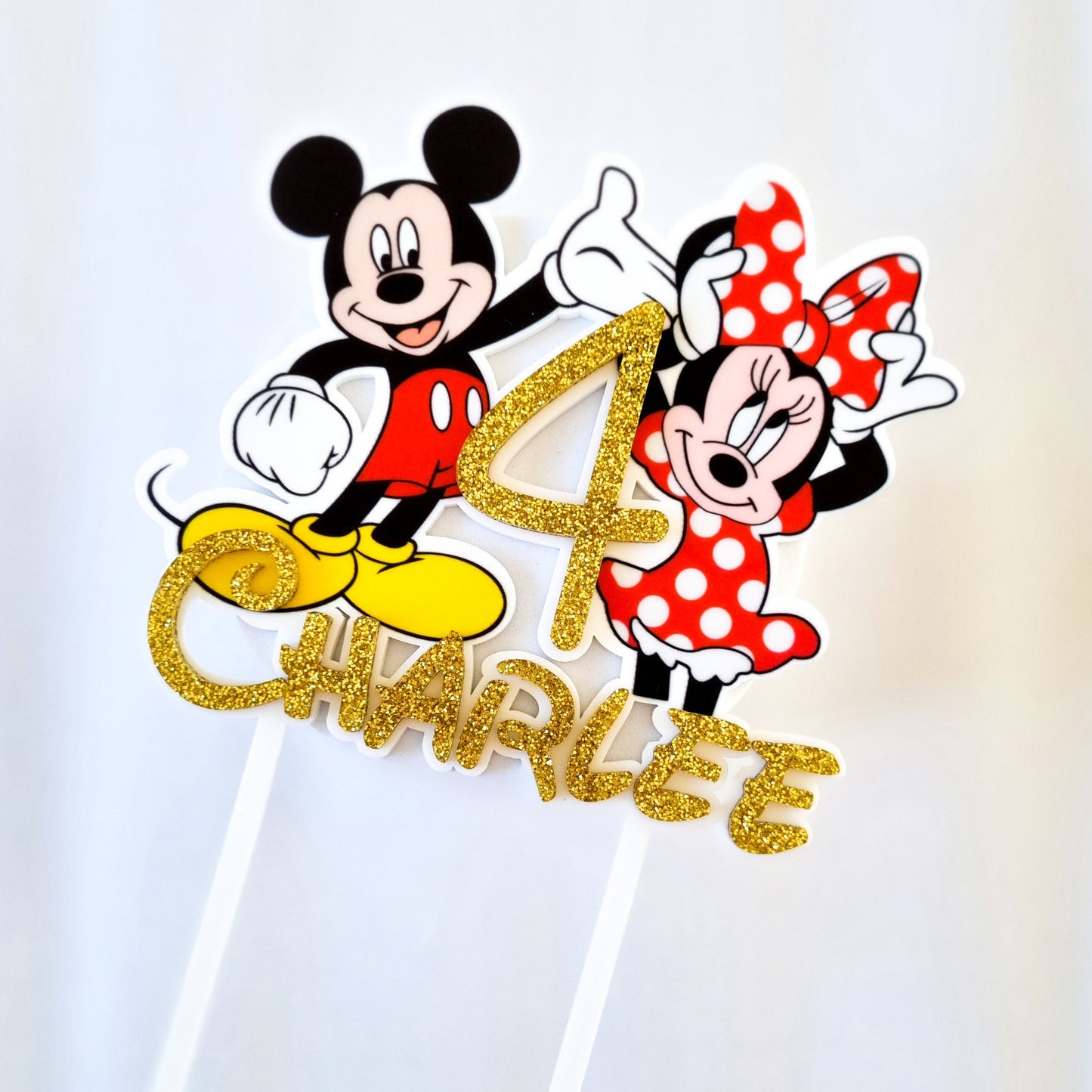 Mickey/Minnie Mouse Cake Topper