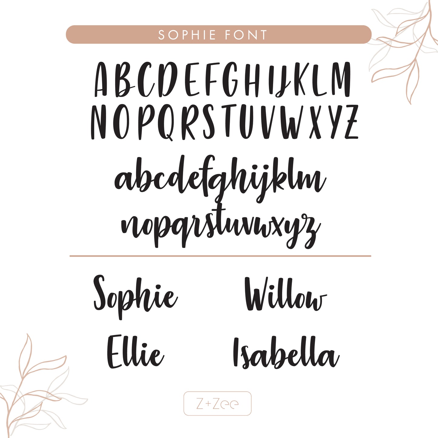 Name Cut Out - Multiple Fonts