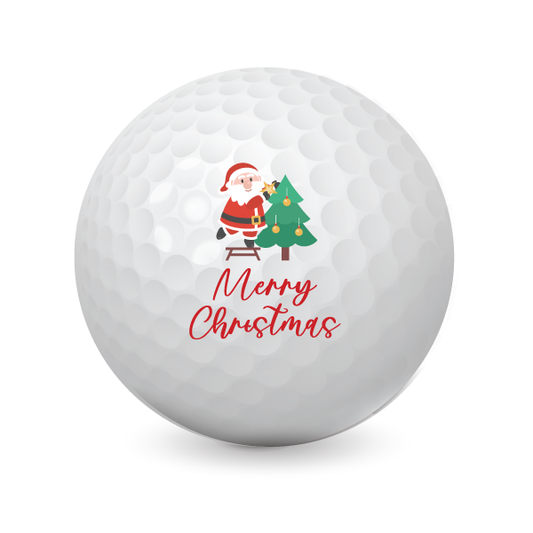 Christmas Golf Balls - Pack of 3